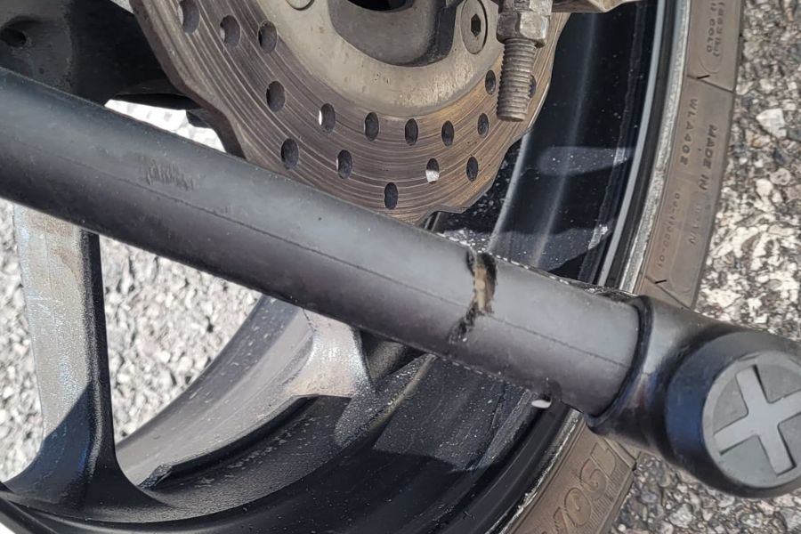 LITELOK X3 Saves Motorcycle in Romford #79